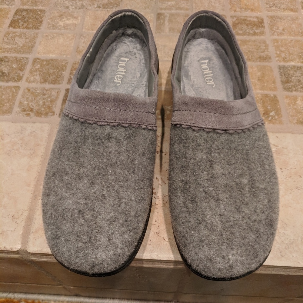 Grey Hotter slippers